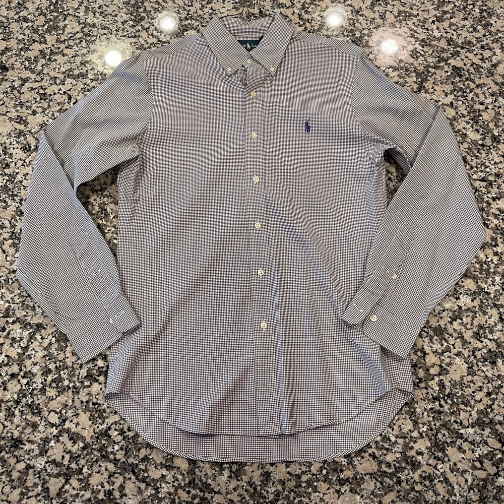 RALPH LAUREN POLO Men’s Button Down Dress Shirt - Neck Size 15.5